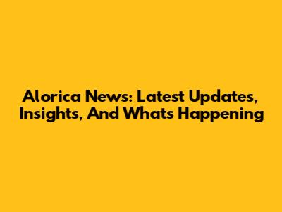 Alorica News: Latest Updates, Insights, And What's Happening