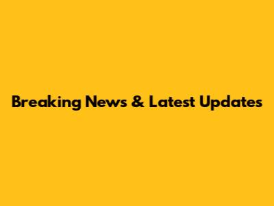 Breaking News & Latest Updates