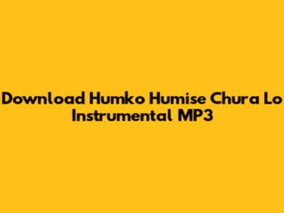 Download 'Humko Humise Chura Lo' Instrumental MP3