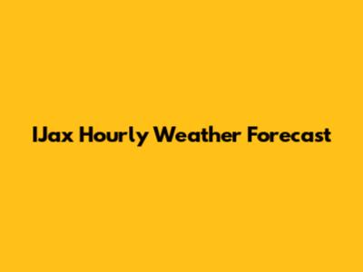 IJax Hourly Weather Forecast