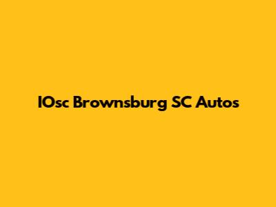 IOsc Brownsburg SC Autos