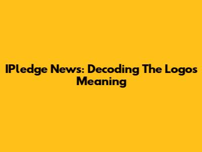 IPledge News: Decoding The Logo's Meaning