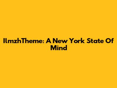 IlmzhTheme: A New York State Of Mind