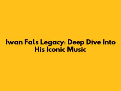 Iwan Fals' Legacy: Deep Dive Into His Iconic Music
