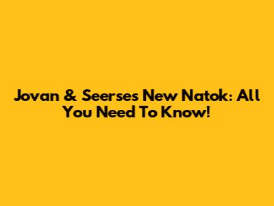 Jovan & Seerse's New Natok: All You Need To Know!