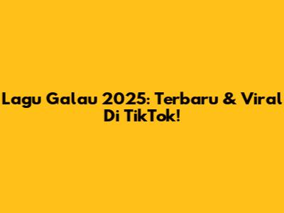 Lagu Galau 2025: Terbaru & Viral Di TikTok!