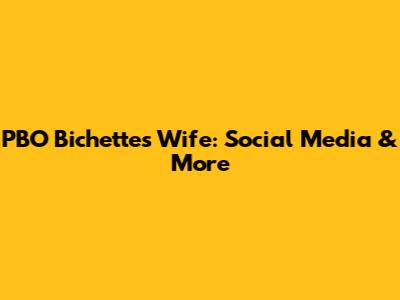 PBO Bichette's Wife: Social Media & More