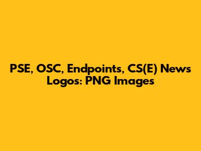 PSE, OSC, Endpoints, CS(E) News Logos: PNG Images