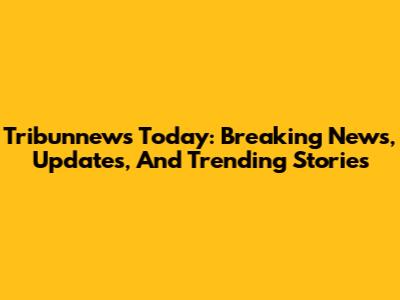 Tribunnews Today: Breaking News, Updates, And Trending Stories